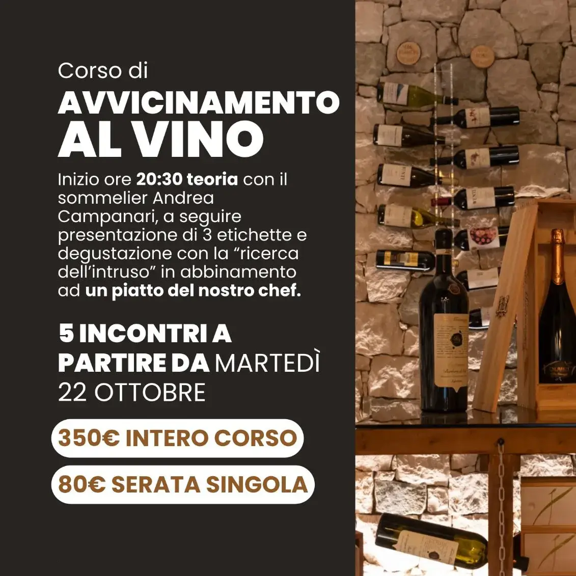 Corso di avvicinamento al vino